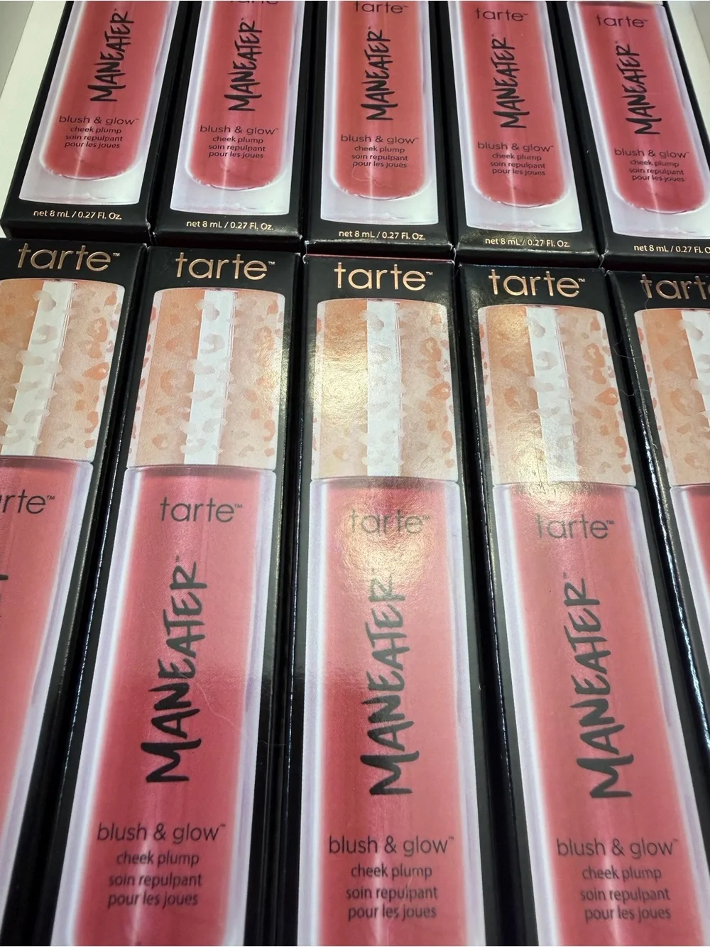 Tarte Maneater Blush & Glow Cheek Plump Berry Lot of 10 NIB